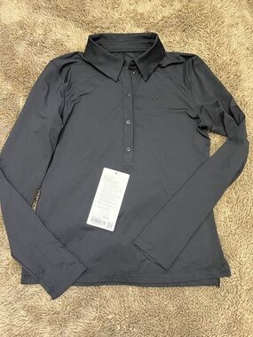 Lululemon Quick Dry LS Polo